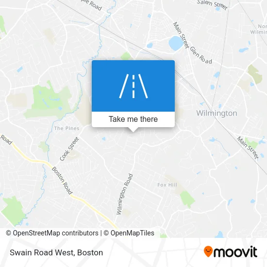 Swain Road West map