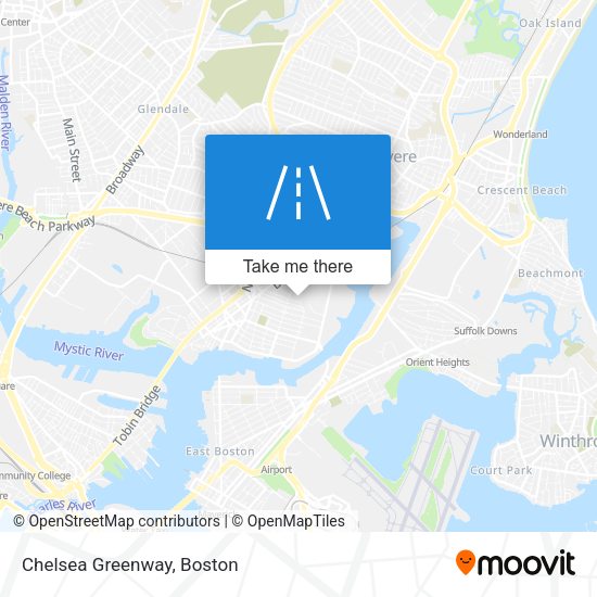 Mapa de Chelsea Greenway