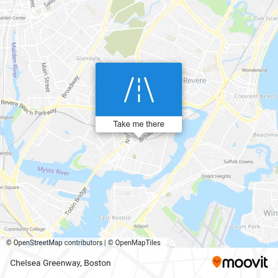 Chelsea Greenway map