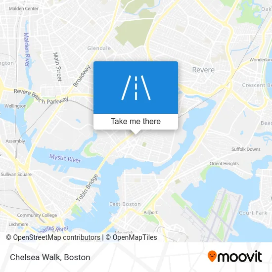Chelsea Walk map