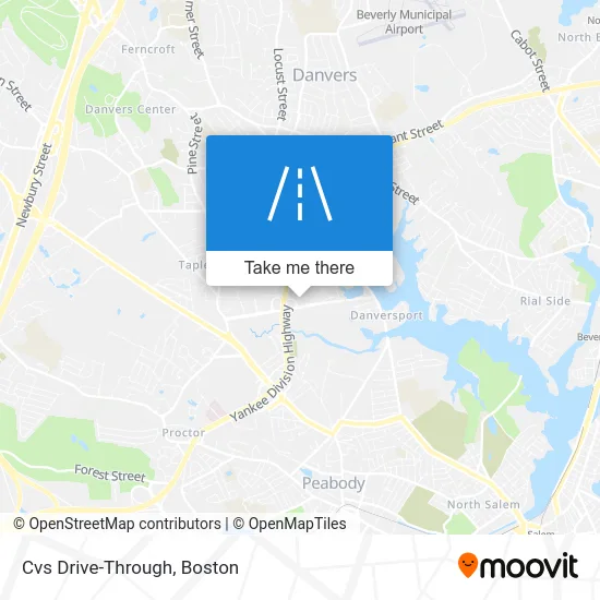 Cvs Drive-Through map