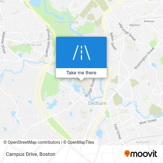 Campus Drive map