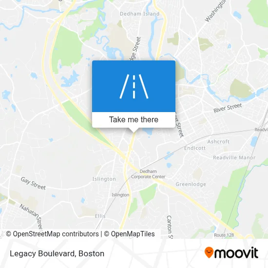 Legacy Boulevard map