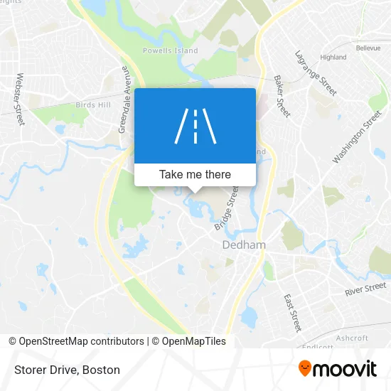 Storer Drive map