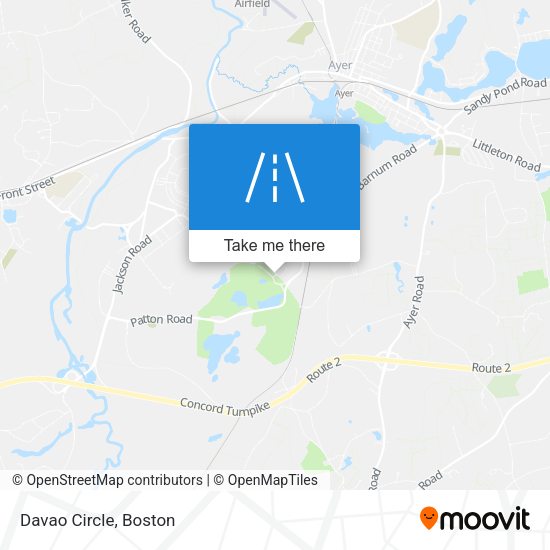 Mapa de Davao Circle
