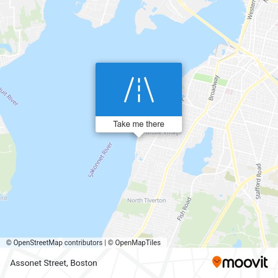 Mapa de Assonet Street