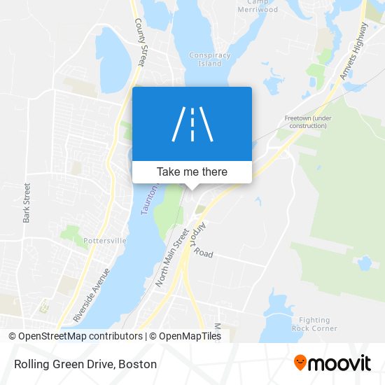 Rolling Green Drive map