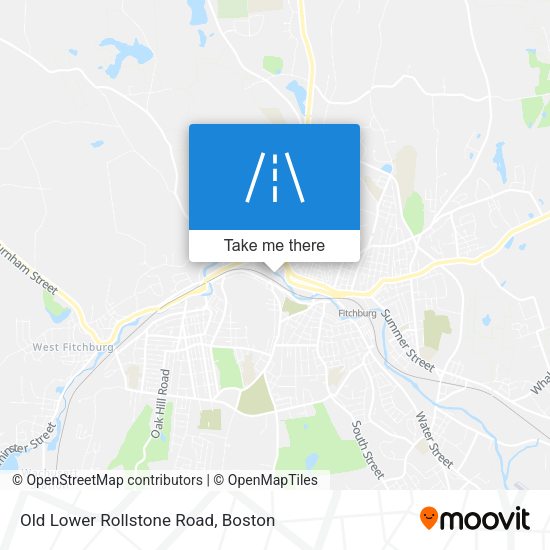 Mapa de Old Lower Rollstone Road