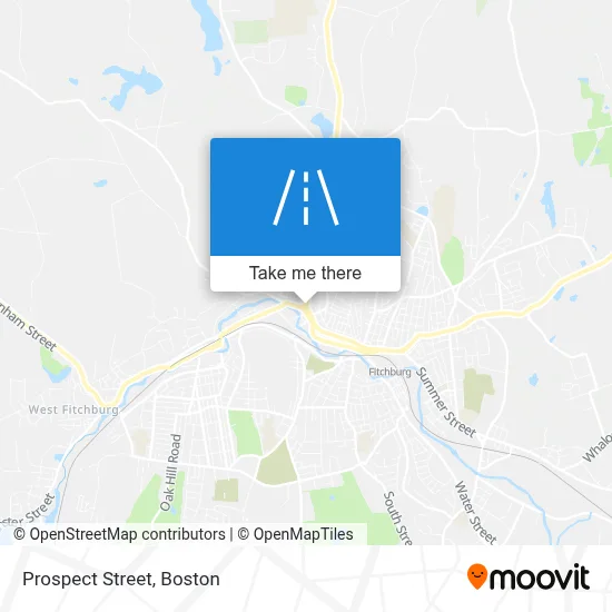 Prospect Street map