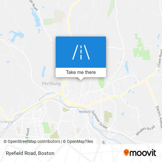 Ryefield Road map