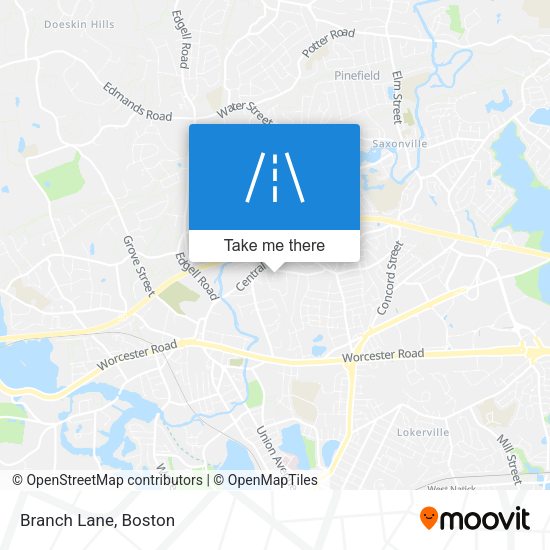 Mapa de Branch Lane
