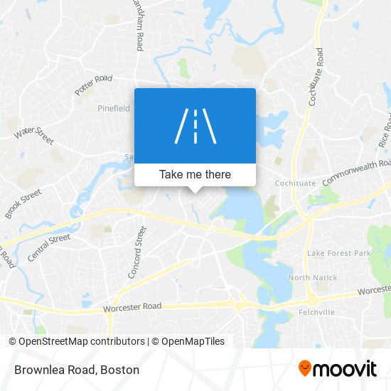 Brownlea Road map