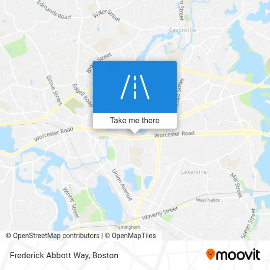 Frederick Abbott Way map