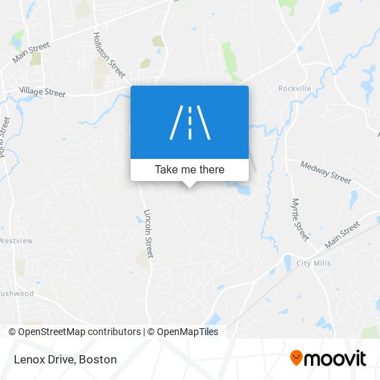 Mapa de Lenox Drive
