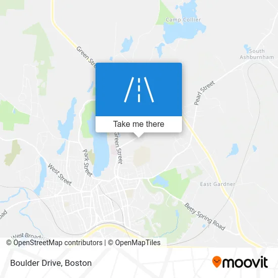 Boulder Drive map