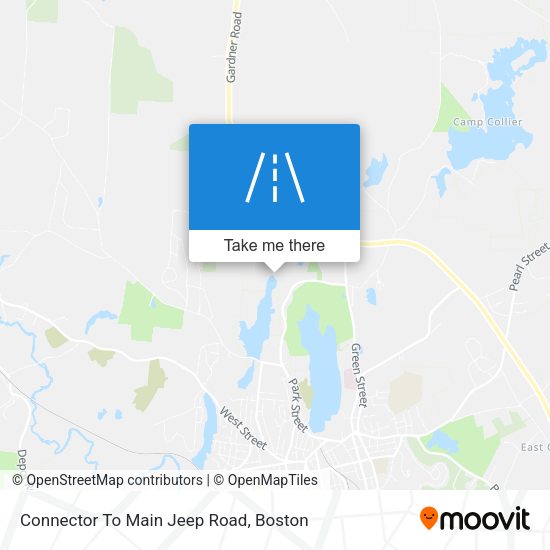 Connector To Main Jeep Road map