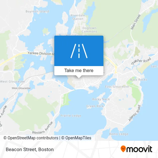 Beacon Street map