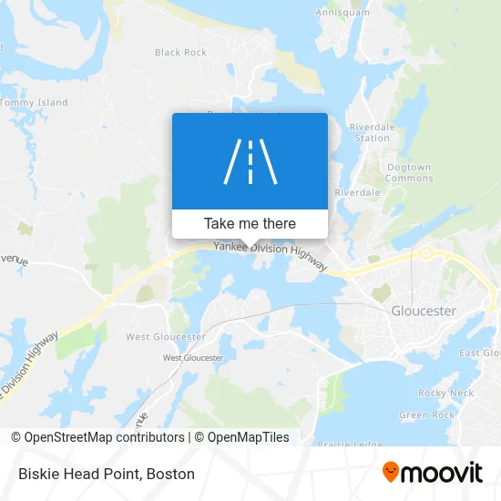 Biskie Head Point map