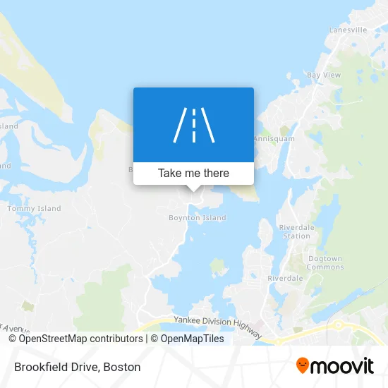 Brookfield Drive map