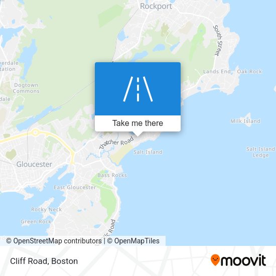 Mapa de Cliff Road