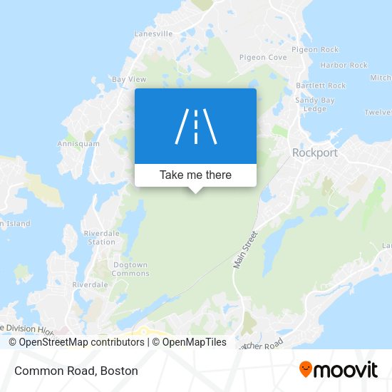 Mapa de Common Road
