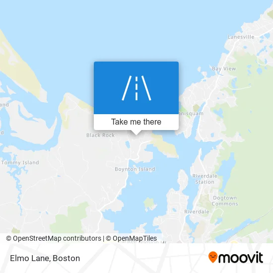 Elmo Lane map