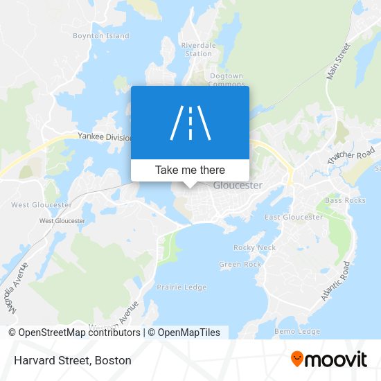 Harvard Street map