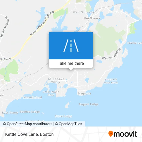Kettle Cove Lane map