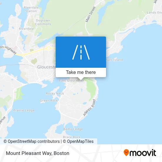 Mount Pleasant Way map