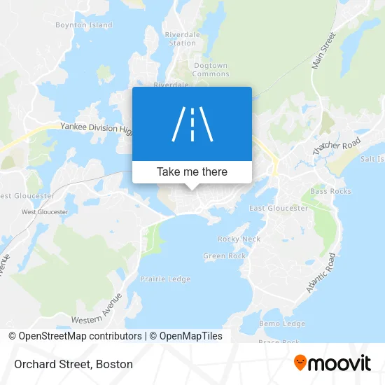 Orchard Street map