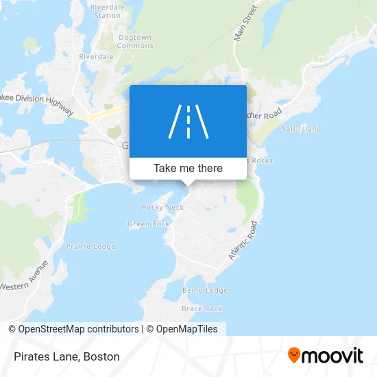 Pirates Lane map
