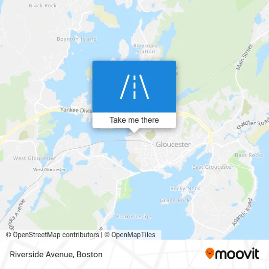 Riverside Avenue map