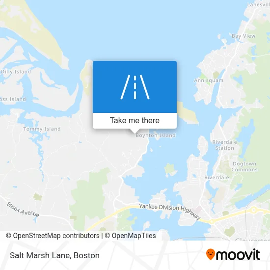Salt Marsh Lane map