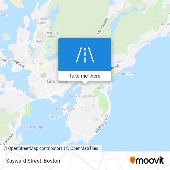 Mapa de Sayward Street