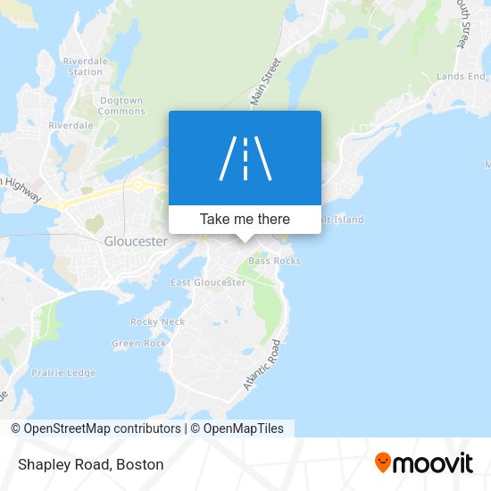 Mapa de Shapley Road