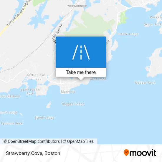 Strawberry Cove map