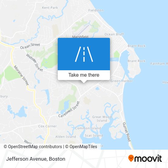 Jefferson Avenue map