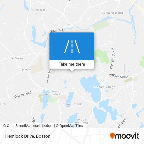 Mapa de Hemlock Drive