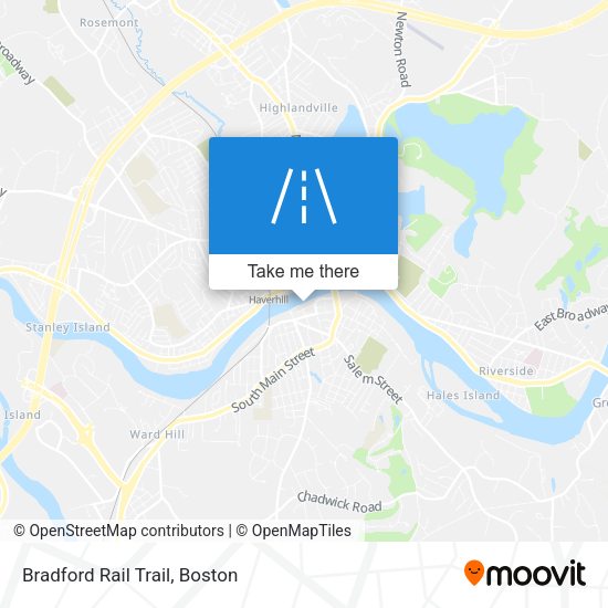 Mapa de Bradford Rail Trail