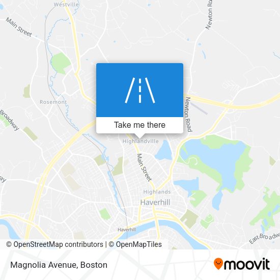 Mapa de Magnolia Avenue
