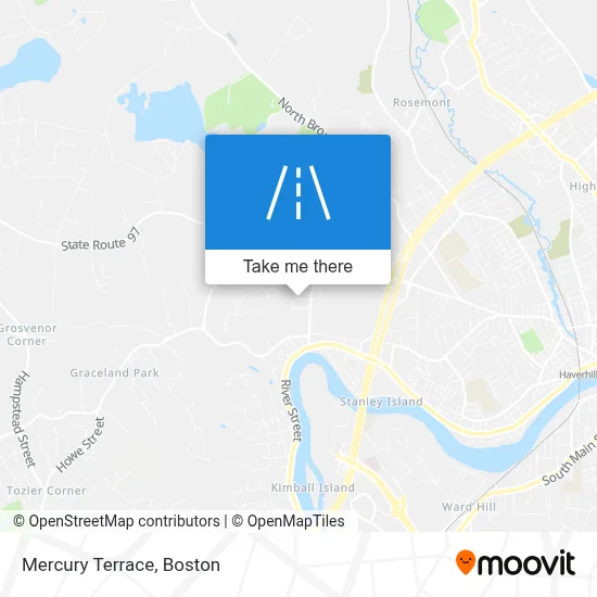 Mercury Terrace map