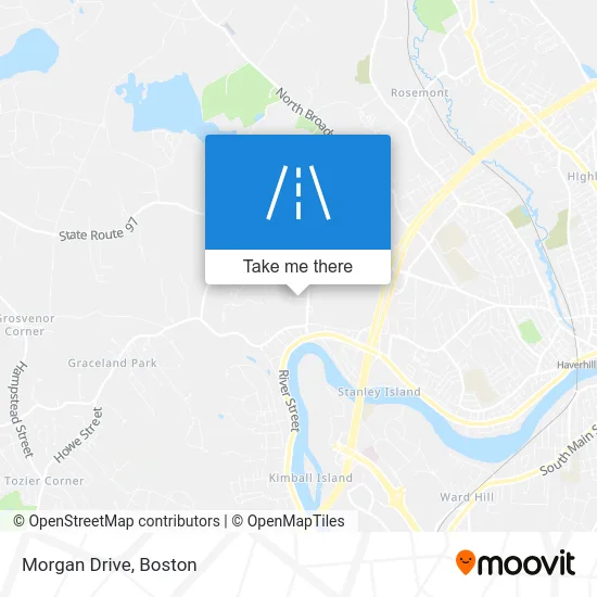 Morgan Drive map