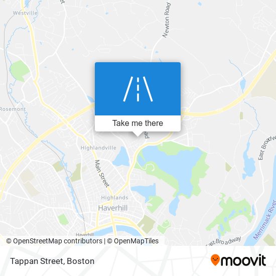 Tappan Street map