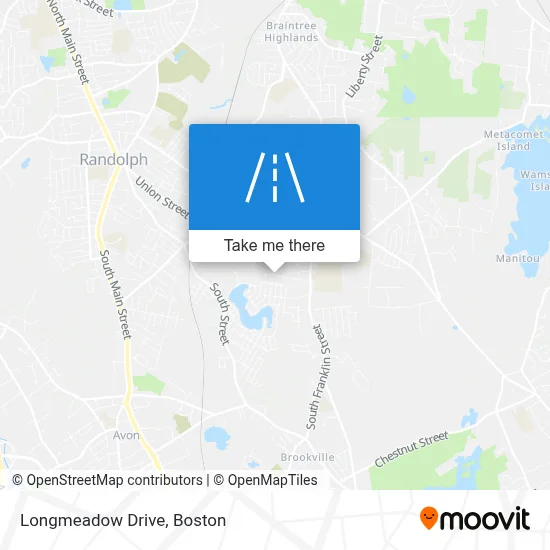 Longmeadow Drive map