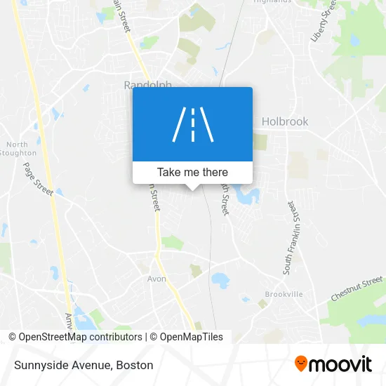Sunnyside Avenue map