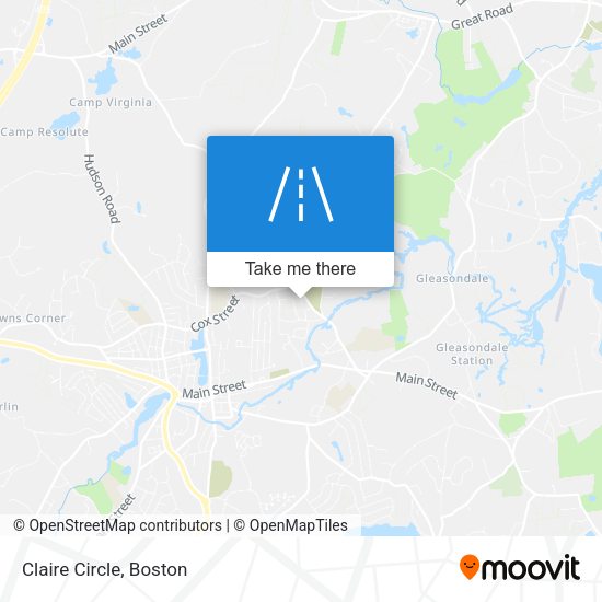 Mapa de Claire Circle
