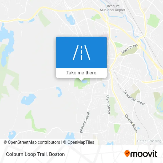 Colburn Loop Trail map