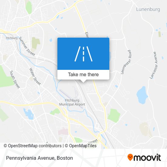 Mapa de Pennsylvania Avenue