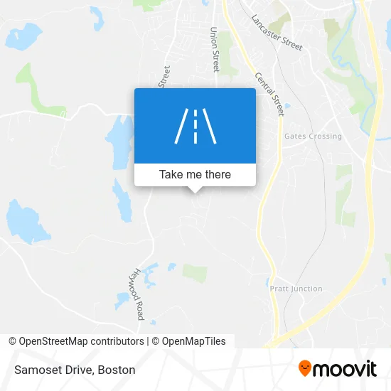 Samoset Drive map