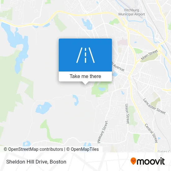 Sheldon Hill Drive map